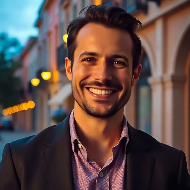 Retrato de Federico Ríos, cliente de Vividhstone en Rosario